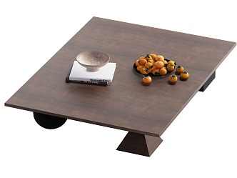 Wind coffee table combination 3d model