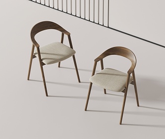 Modern single chair 3d model