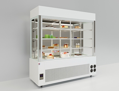 Modern Cake Cabinet Vertical Cake Cabinet 3d model