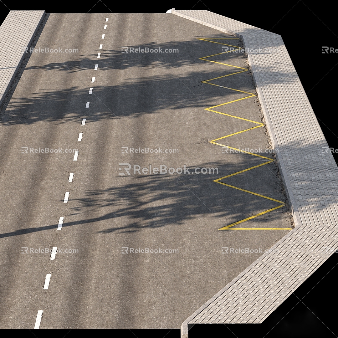 sidewalk 3d model