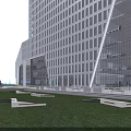 Modern Industrial Factory Building With Glass Curtain Wall And Multi Story Structure