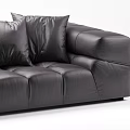 Gray Fabric Large Sectional Multi Person Sofa With Plush Cushions And Matching Ottoman