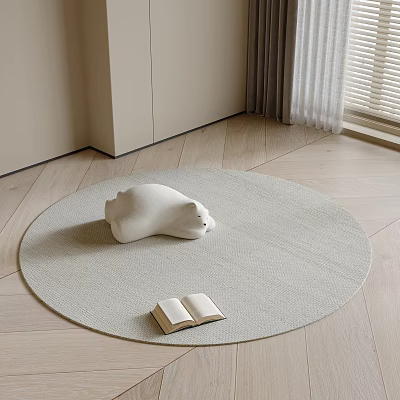 Round Carpet 3d models
