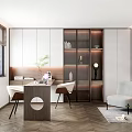 Modern study 3d model