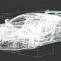 White SPIRIT RACING Sports Car With Green Accents And Aerodynamic Design