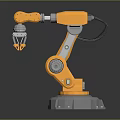 Modern Robot Arm Robot Arm Mechanical Arm Robot Arm Robot Head 3d model