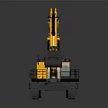 Yellow XCMG Crawler Excavator with Large Bucket and Cab Heavy Construction Machinery