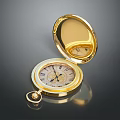 Elegant Vintage Open Gold Pocket Watch With Roman Numeral Dial As Daily Life Accessory