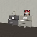 Black And White Pianos With Music Sheets And Wall Art In Decorative Interior Space