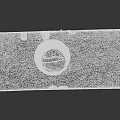 Wooden Handle Square Head Hammer Old Used Hardware Tool With Surface Marks On Black Background