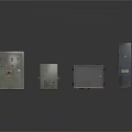 Industrial Electrical Control Boxes With Metal Enclosures And Various Sizes