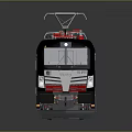 Train Light Rail Metro High Speed Rail EMU Train High Speed Train High Speed Train High Speed Locomotive EMU 3d model