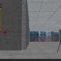 Man in Red Hard Hat Measuring with Survey Tool at Construction Site Near Concrete Column