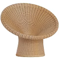 Modern Wicker Outdoor Chair With Unique Woven Design For Patio Garden Comfortable Stylish