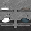 Modern wash basin wash basin table basin 3d model