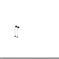 Minimalist Modern Floor Lamp With White Lampshade And Metal Cross Base Design