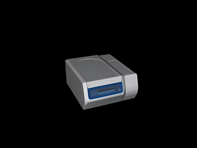 Medical Exhibition Hall Showcasing Modern Medical Equipment With Digital Display Interface 3d model