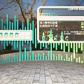 Stylish Photo Check In Spot With Light Interactive Installation Neon Light Strips And Trees
