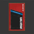 Sony Red Digital Walkman Portable Music Player with Screen and Control Features