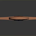 Traditional Decorative Sword With Black Blade And Red Ornate Hilt Design