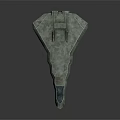 Silver Sleek Stealth Aircraft Model With Metallic Finish And Futuristic Design