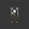 Racing Truck With Black White Yellow Livery Team Spirit Logo And Sporty Design