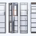 Modern Elevator Designs With Glass Panels And Metal Frames Contemporary Styles