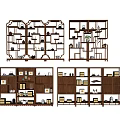 Classic Chinese Wooden Display Shelves With Tiered Layers And Decorative Ornaments