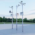 Modern camera site monitoring 3d model