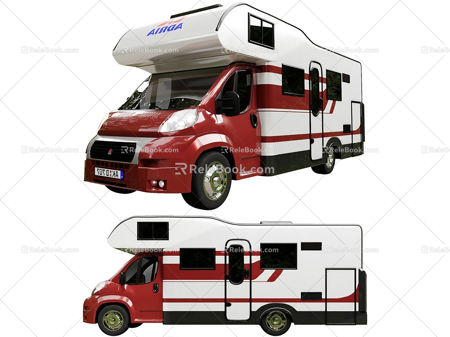 RV station wagon 3d model