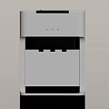 CHUN Modern Black Water Dispenser With Indicator Lights And Water Taps