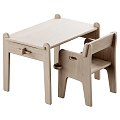 Modern Children's Table and Chair Children's Table and Chair Combination 3d model