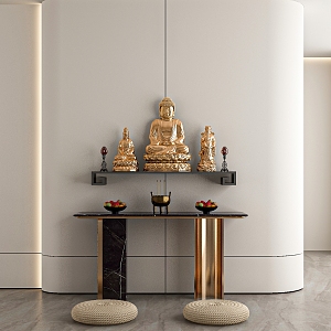 buddha niche background buddha niche buddha position 3d model