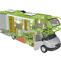 RV Structure RV Interior Display Car 3d model