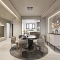 Modern Living Dining Room Interior Design With Marble TV Wall Sofa And Coffee Table Rug