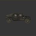 Hummer Pickup SUV Jeep 4WD 4WD SUV Military Jeep Hummer 3d model