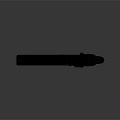 Black Pistol With Ergonomic Grip And Sleek Design For Tactical Use