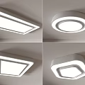 Modern Interior Ceiling Lights With Various Geometric Shapes And Bright Illumination 3d model