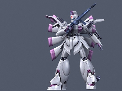 Modern robots up 3d model