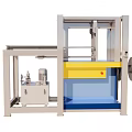 Pressed CF module with automatic strapping machine 3d model