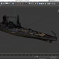Warship Dreadnought Class Destroyer Battleship Cruise Ship Frigate Ship Carrier Low Face Number Low Model Simple Model Game Movie Class Realistic 3d model