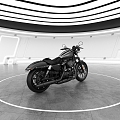 Modern Motorcycle Touring Motorcycle 3d model