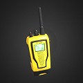 Modern intercom yellow intercom 3d model