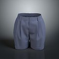 Women's Shorts Shorts Men's Shorts Half Pants Men's Pants Men's Pants Wear 3d model