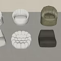 Modern Lazy Sofa Casual Sofa Single Person Sofa Internet Popular Bubble Sofa Internet Popular Sofa Lazy Sofa 3d model