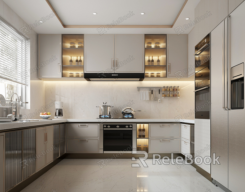 Light Luxury Kitchen model