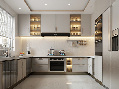 Light Luxury Kitchen model