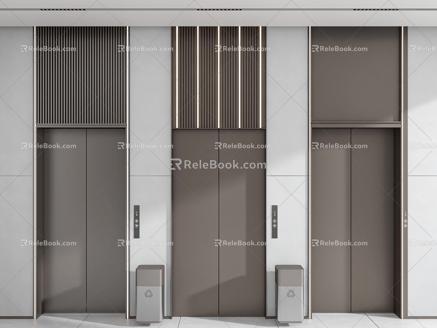 elevator door 3d model