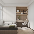 Modern Tatami Bedroom Bedroom 3d model