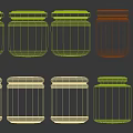 Various Labeled Spice Jars With Sweet Spicy Salt Flavors For Kitchen Use